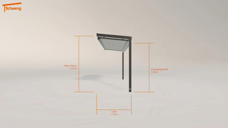 #DE Schweng Terrassenüberdachung S350 (ID pbv22b)