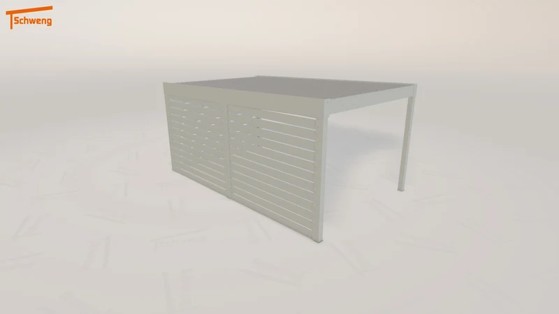 #DE Schweng Flachdachcarport C600+ (ID 33yn3x) #MTG