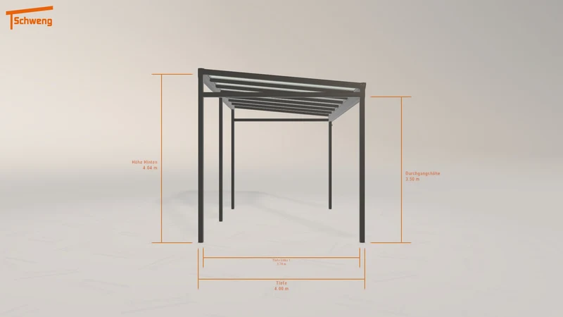 #DE Schweng Pultdachcarport S400 (ID pbv2b3)