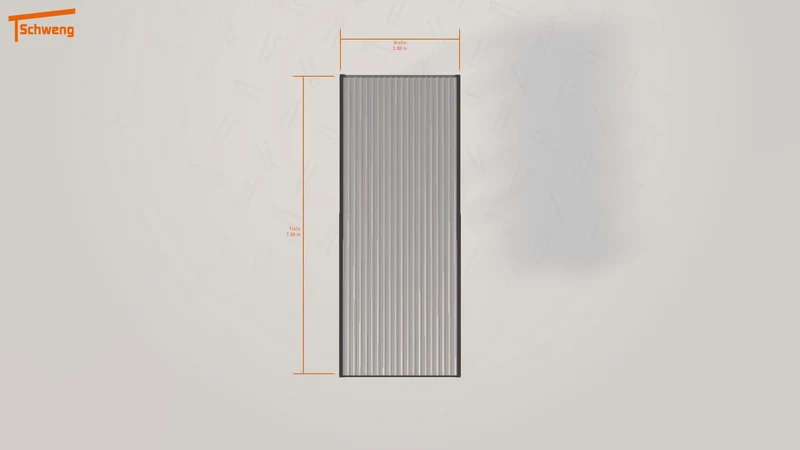 #DE Schweng Flachdachcarport C600+ (ID 5m72m3) #MTG