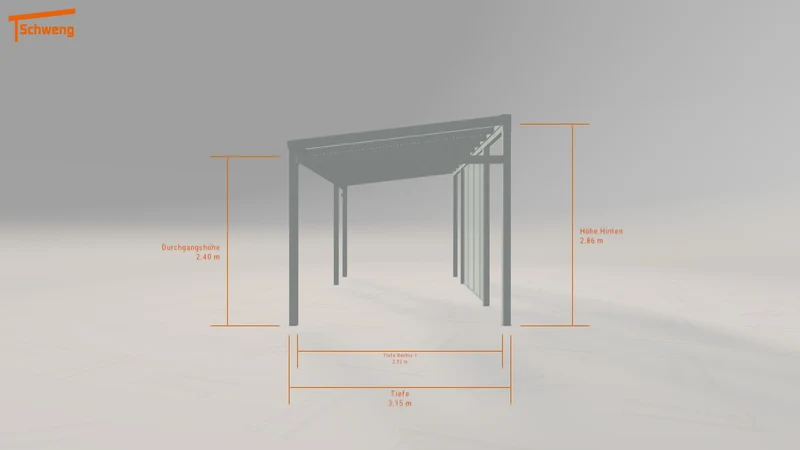 #DE Schweng Pultdachcarport S350 (ID w3jq3y) #MTG