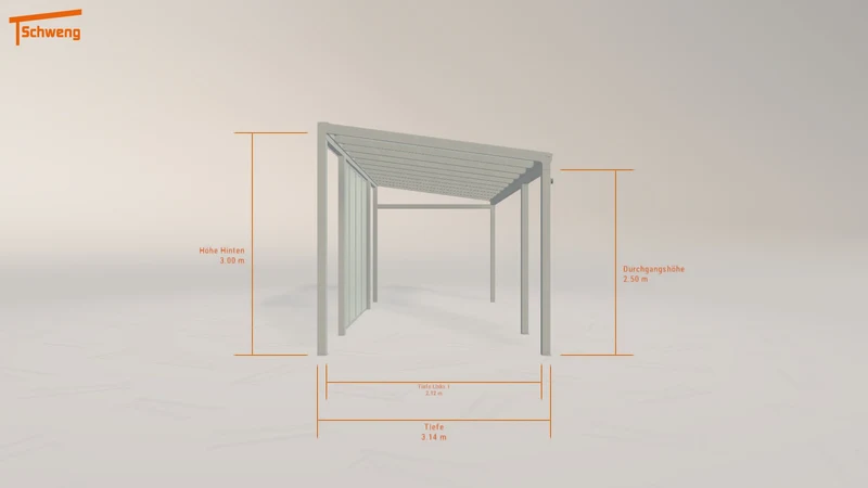 #DE Schweng Pultdachcarport S350 (ID 425r22) #MTG