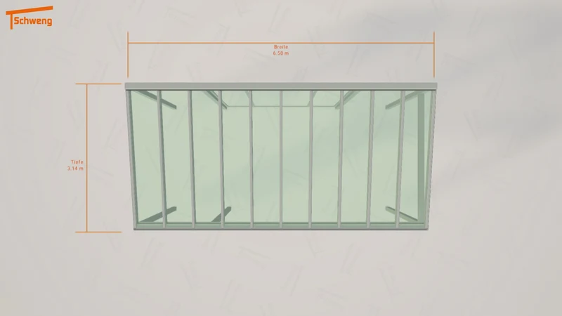 #DE Schweng Pultdachcarport S350 (ID g7dyj4)