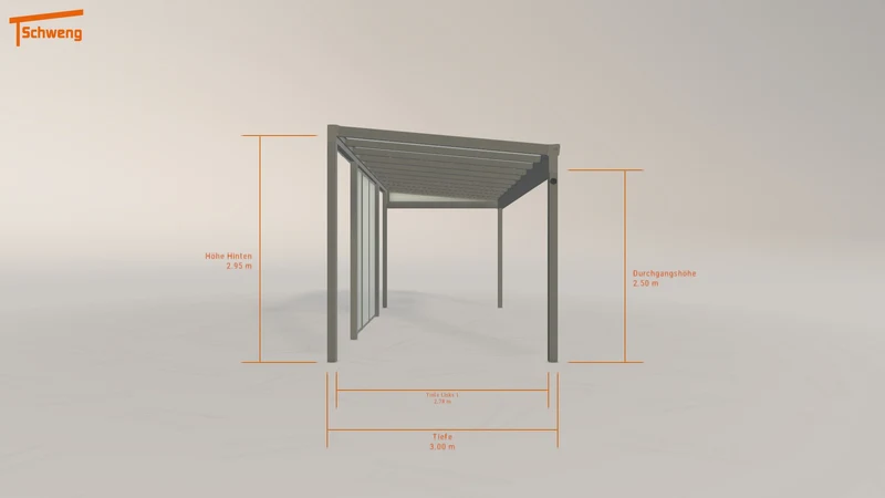 #DE Schweng Pultdachcarport S400 (ID n5vz2j) #MTG