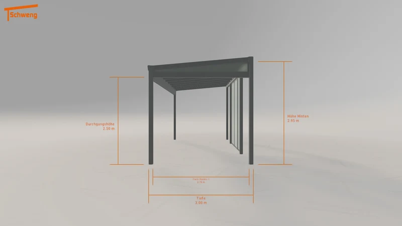 #DE Schweng Pultdachcarport S400 (ID pbvgxy)