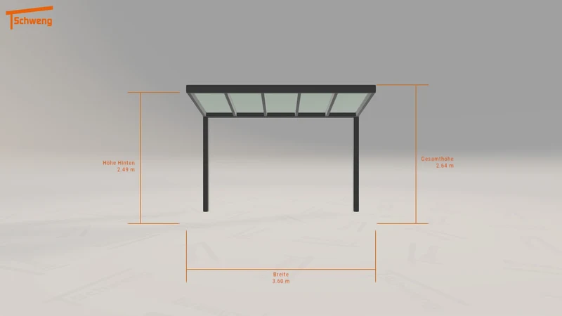 #DE Schweng Terrassenüberdachung S350 (ID mjvmw9)