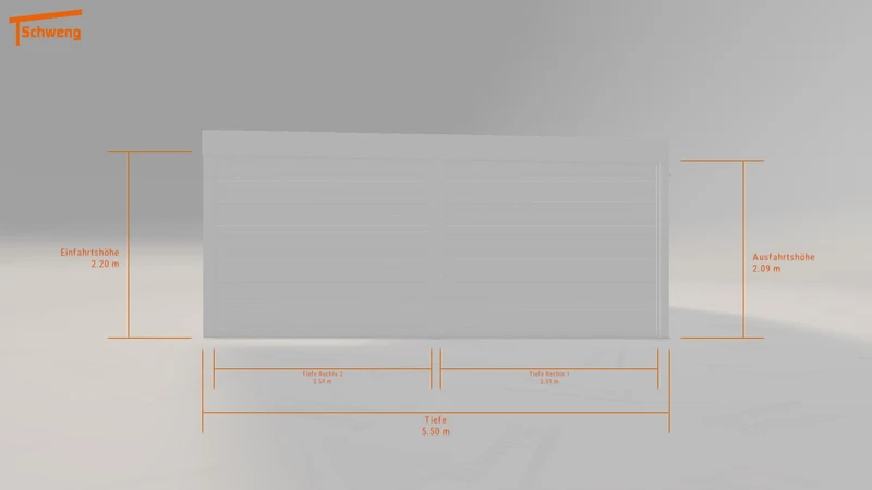 #DE Schweng Flachdachcarport C600 (ID 2q933v) #MTG