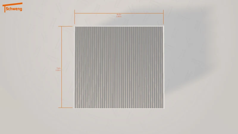 #DE Schweng Flachdachcarport C600 (ID 2q933v) #MTG