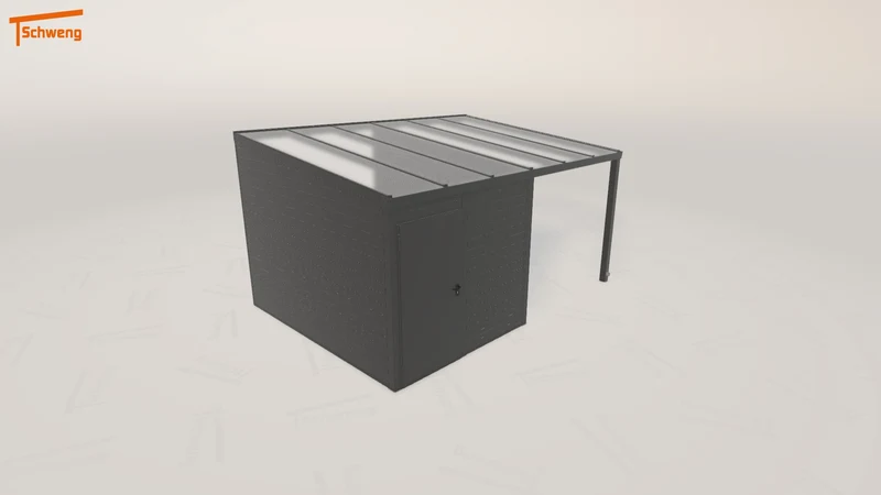 #DE Schweng Pultdachcarport S350 (ID x7z433)
