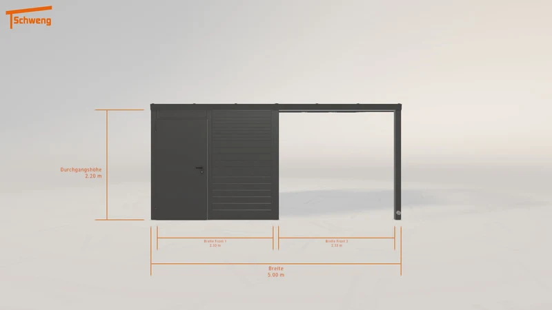 #DE Schweng Pultdachcarport S350 (ID x7z433)