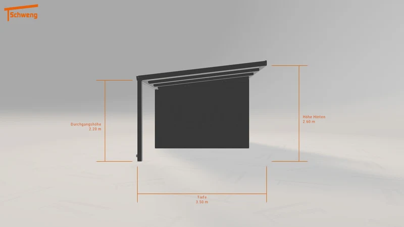 #DE Schweng Pultdachcarport S350 (ID x7z433)