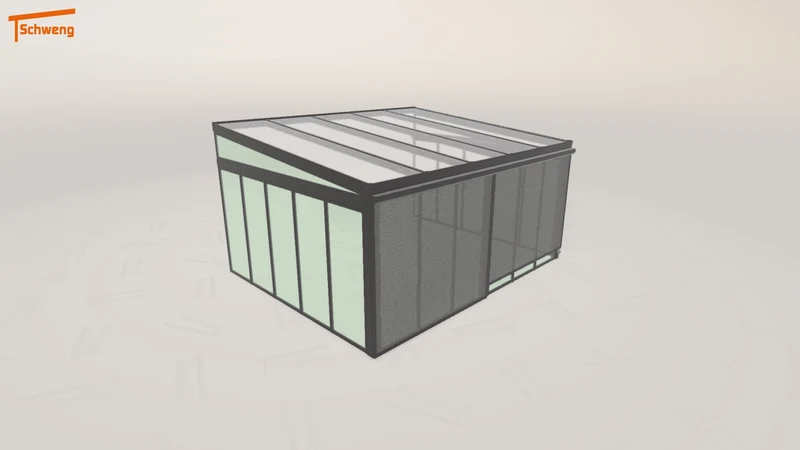 #DE Schweng Terrassenüberdachung S400 (ID ygzmyb)
