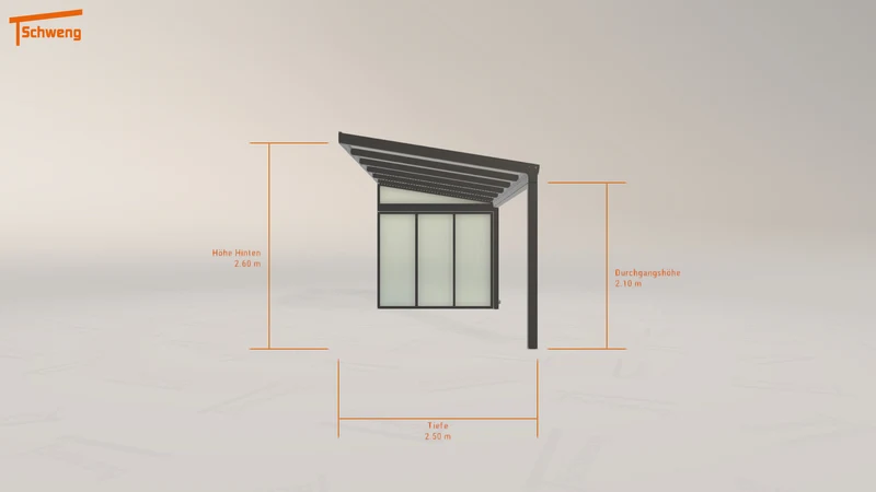 #DE Schweng Terrassenüberdachung S350 (ID pbv2x3)