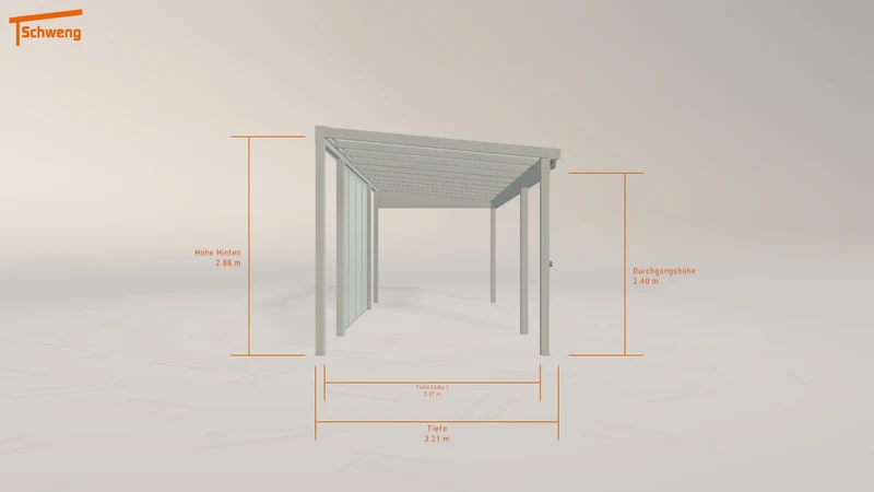 #DE Schweng Pultdachcarport S350 (ID 5m73q8) #MTG