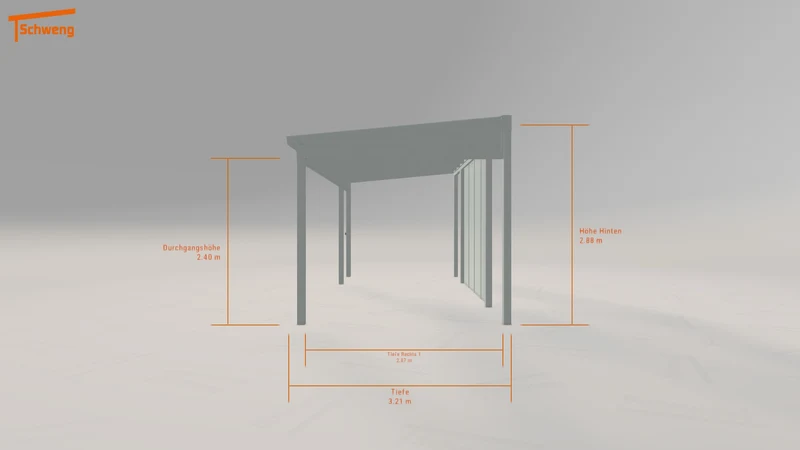#DE Schweng Pultdachcarport S350 (ID 5m73q8) #MTG