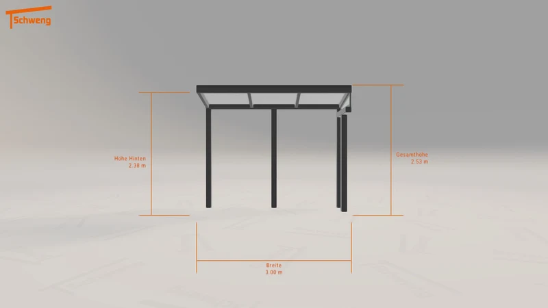 #DE Schweng Terrassenüberdachung S350 (ID ygzqxz)
