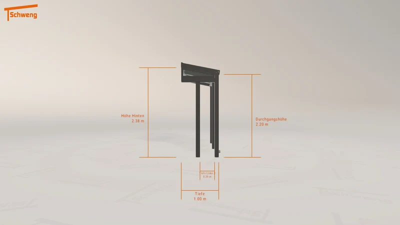 #DE Schweng Terrassenüberdachung S350 (ID ygzqxz)