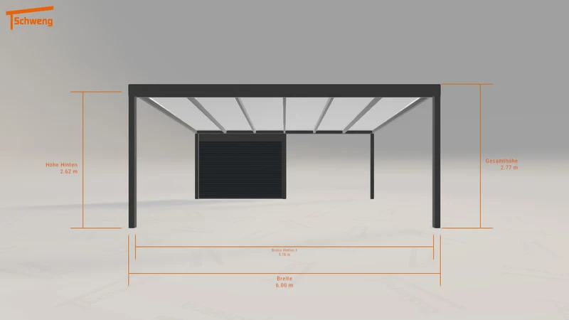 #CH Schweng Pultdachcarport S400 (ID 9wr874)
