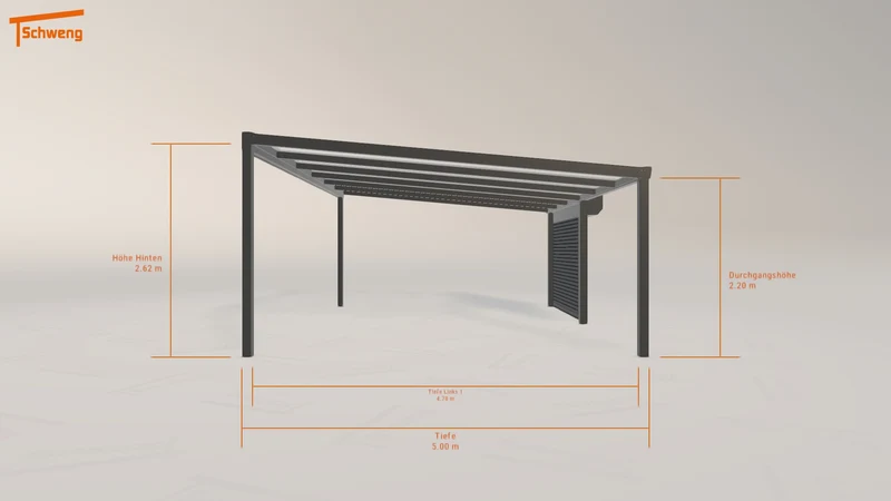 #CH Schweng Pultdachcarport S400 (ID 9wr874)