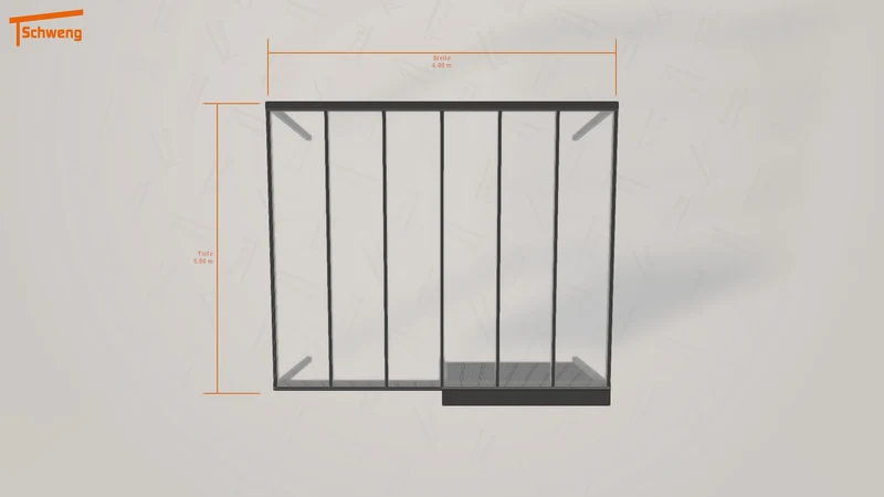 #CH Schweng Pultdachcarport S400 (ID 9wr874)