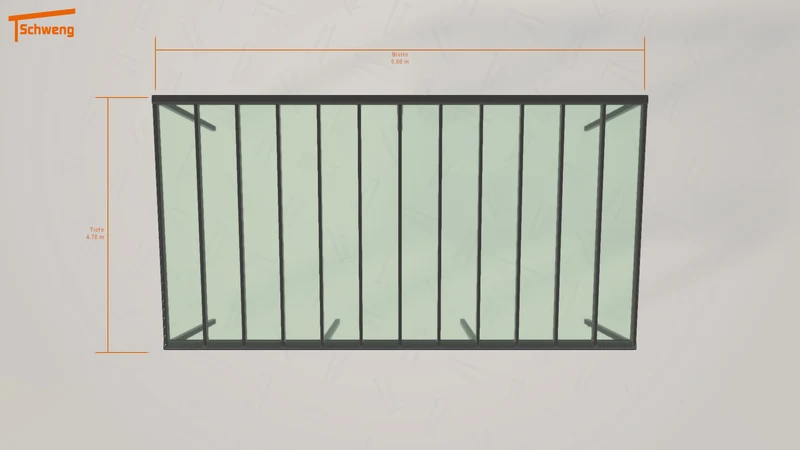 #DE Schweng Pultdachcarport S400 (ID 77278q) #MTG