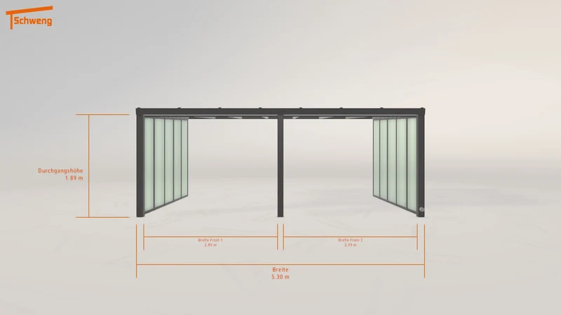 #DE Schweng Terrassenüberdachung S350 (ID 5m7my8)