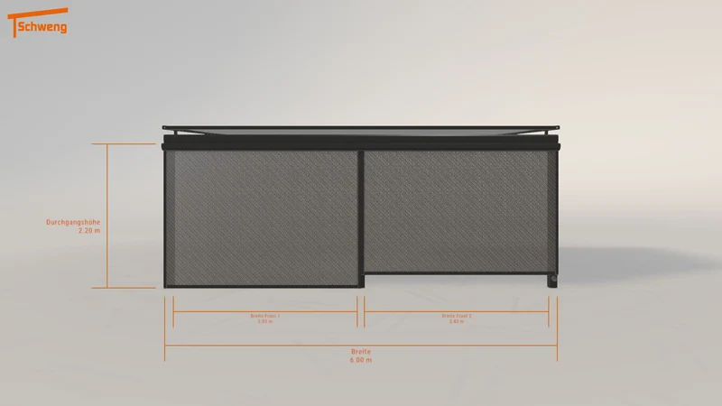 #DE Schweng Terrassenüberdachung S400 (ID jjgqzy)