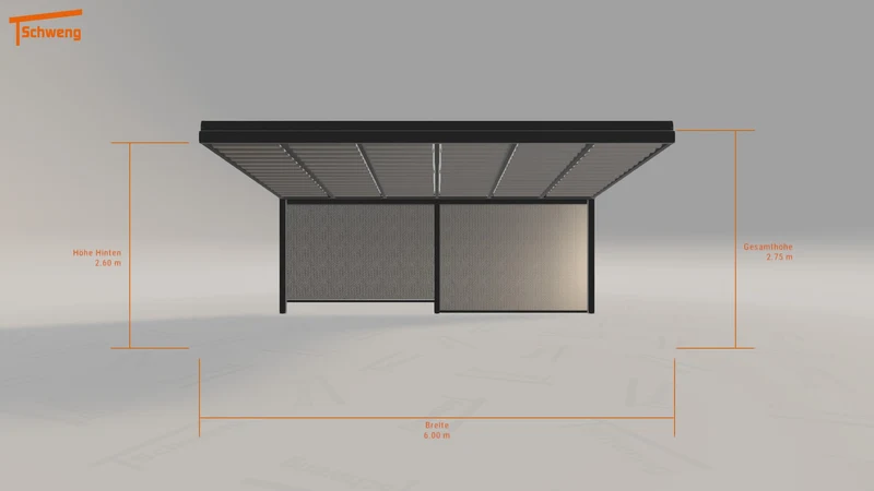 #DE Schweng Terrassenüberdachung S400 (ID jjgqzy)