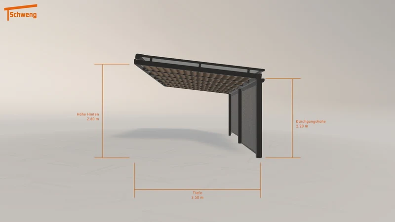 #DE Schweng Terrassenüberdachung S400 (ID jjgqzy)