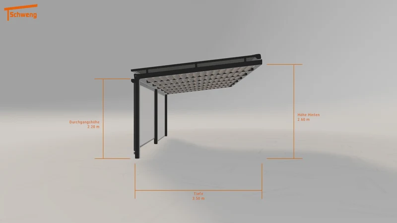 #DE Schweng Terrassenüberdachung S400 (ID jjgqzy)
