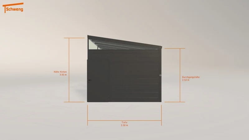 #DE Schweng Pultdachcarport S350 (ID 5m74qp) #MTG