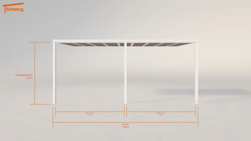 #DE Schweng Terrassenüberdachung S350 (ID 77233z)
