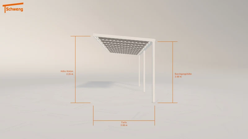 #DE Schweng Terrassenüberdachung S350 (ID 77233z)