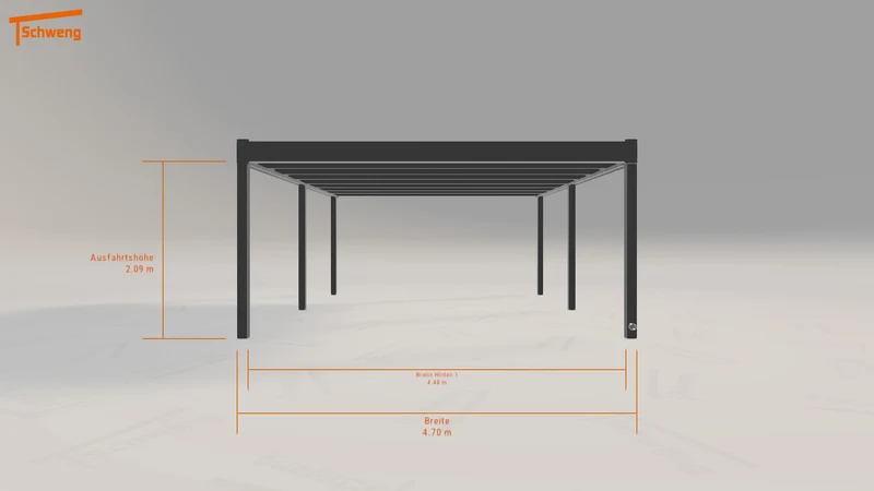 #DE Schweng Flachdachcarport C600+ (ID g7dvv8) #MTG