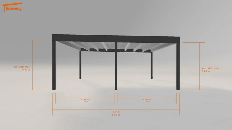 #DE Schweng Flachdachcarport C600+ (ID g7dvv8) #MTG