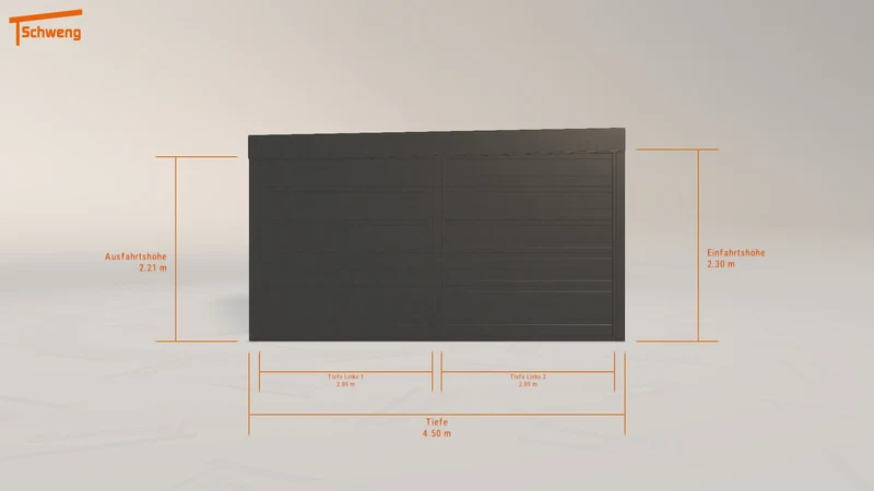 #DE Schweng Flachdachcarport C600 (ID pbv554) #MTG