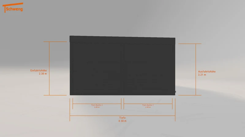 #DE Schweng Flachdachcarport C600 (ID pbv554) #MTG
