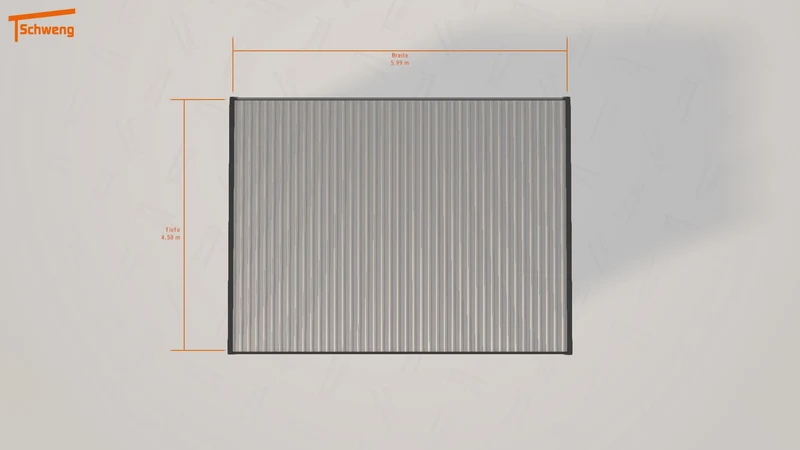#DE Schweng Flachdachcarport C600 (ID pbv554) #MTG