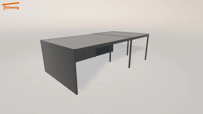 #DE Schweng Flachdachcarport C600 (ID w3jmm3) #MTG