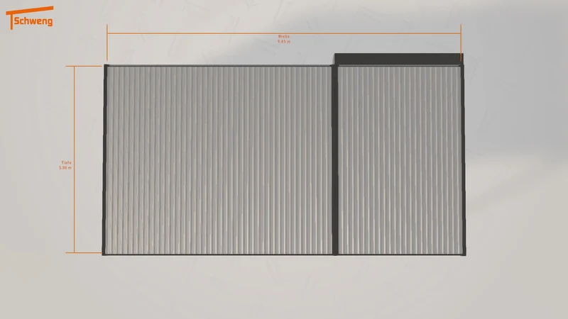 #DE Schweng Flachdachcarport C600 (ID w3jmm3) #MTG