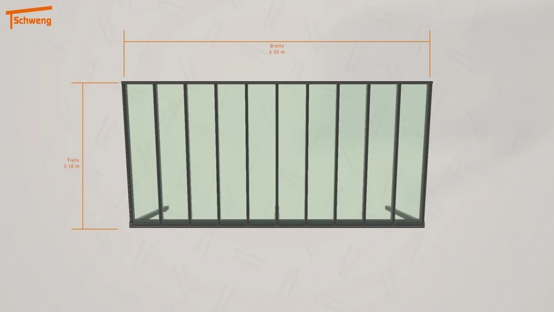 #DE Schweng Terrassenüberdachung S400 (ID 5mry8r)
