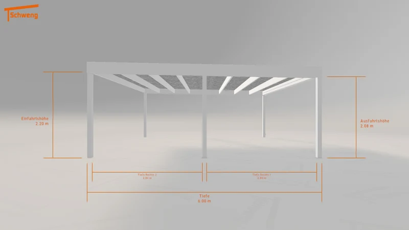 #DE Schweng Flachdachcarport C600 (ID x74mz9) #MTG
