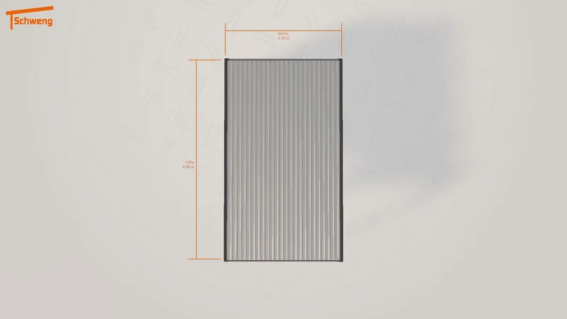 #DE Schweng Flachdachcarport C600 (ID n5vwq4)