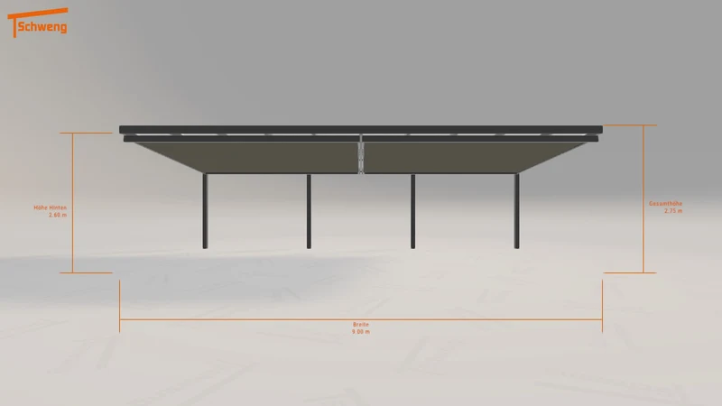 #DE Schweng Terrassenüberdachung S400 (ID 5m7543)