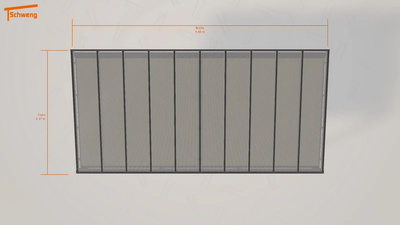 #DE Schweng Terrassenüberdachung S400 (ID 5m7543)