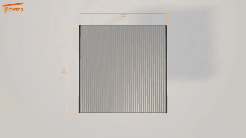 #DE Schweng Flachdachcarport C600 (ID pbv42k)