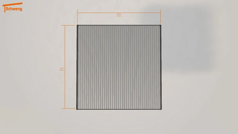 #DE Schweng Flachdachcarport C600 (ID qd7ky4) #MTG