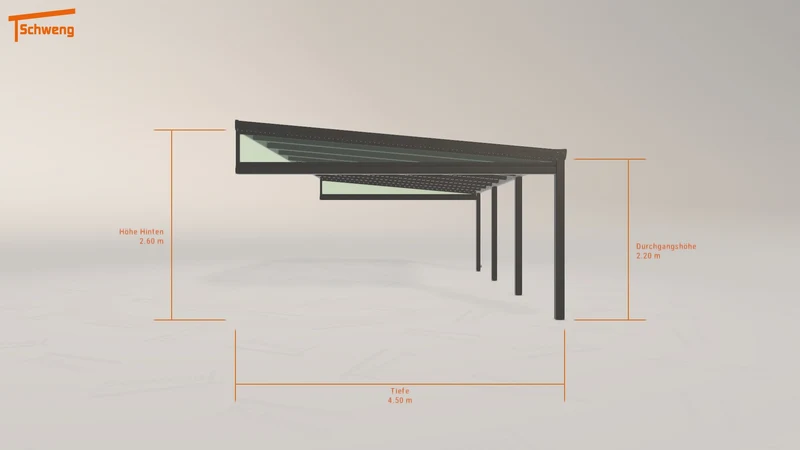 #DE Schweng Terrassenüberdachung S400 (ID mjkbp5)
