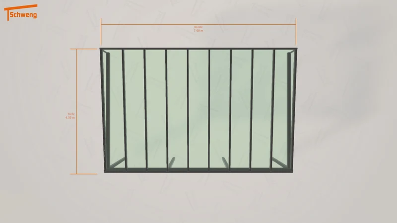 #DE Schweng Terrassenüberdachung S400 (ID mjkbp5)