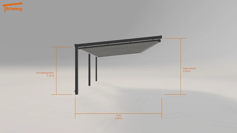 #DE Schweng Terrassenüberdachung S400 (ID zb3myz)